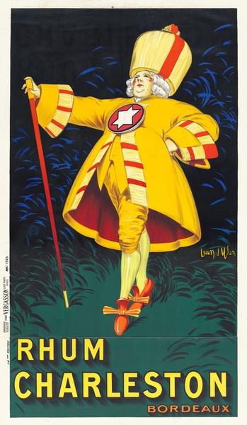 Rhum Charleston Bordeaux 1925 by Jean dYlen Poster Print