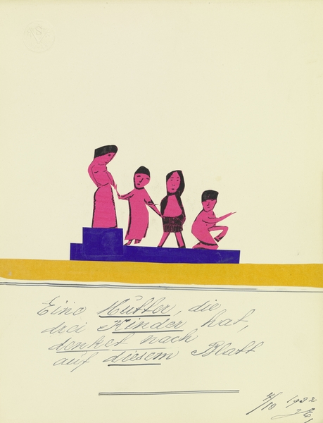 ‘Eine Mutter die drei Kinder hat …’ 1932  My Pictures Become Wilder and Wilder By John Elsas Print