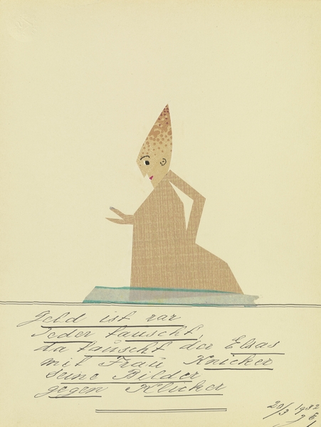 ‘Geld ist rar …’ 1931  My Pictures Become Wilder and Wilder By John Elsas Print