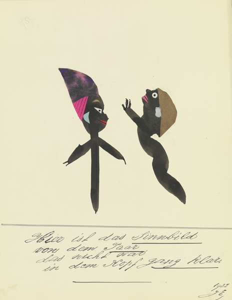 ‘Hier ist das Sinnbild von dem Paar …’ 1932  My Pictures Become Wilder and Wilder By John Elsas Print