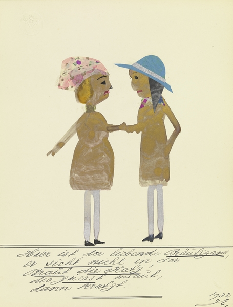 ‘Hier ist der liebende Bräutigam …’ 1932  My Pictures Become Wilder and Wilder By John Elsas Print