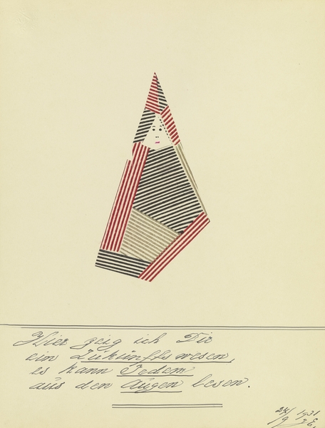 ‘Hier zeig ich Dir …’ 1931  My Pictures Become Wilder and Wilder By John Elsas Print