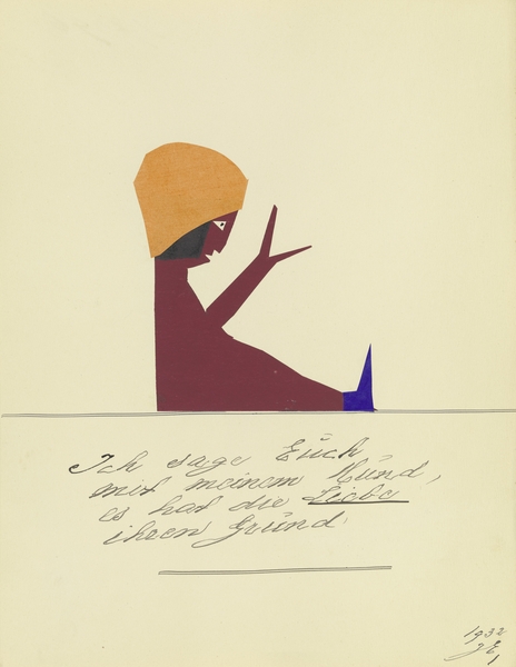 ‘Ich sage Euch mit meinem Mund …’ 1932  My Pictures Become Wilder and Wilder By John Elsas Print