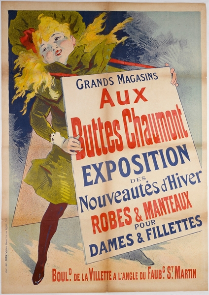Aux Buttes Chaumont 1890 Poster by Jules Chéret Print