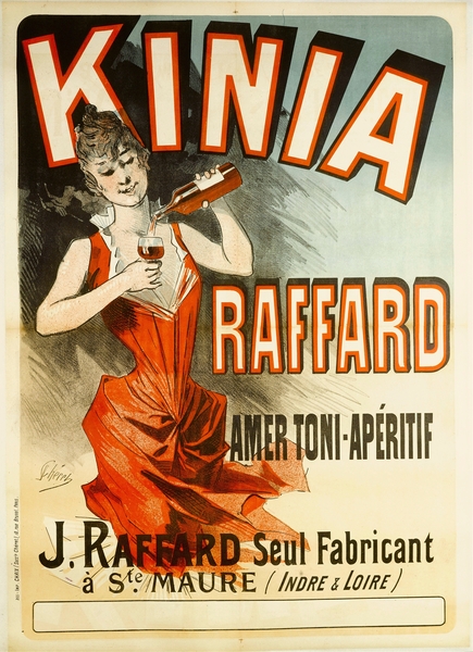 Kinia RaffardAmer Toni-Aperitif 1888 Poster by Jules Chéret Print