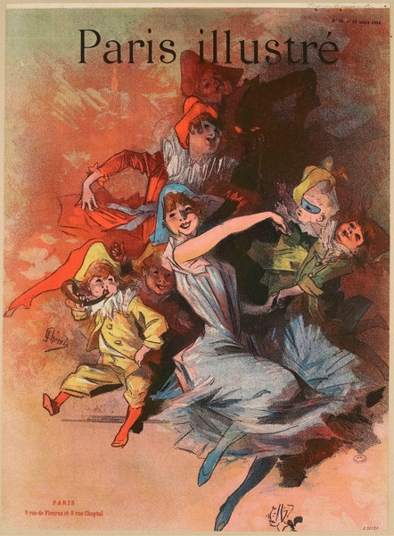 Paris Illustré Poster by Jules Chéret Print