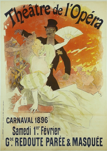 Théâtre De L’opéra 1895 Poster by Jules Chéret Print