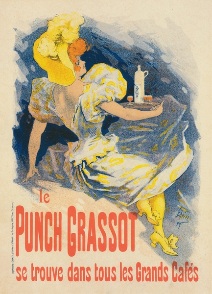 Punch Grassot 1896 Poster by Jules Chéret Print