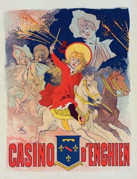 Casino d’Enghien 1898 Poster by Jules Chéret Print