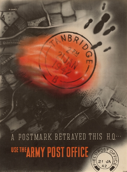 A Postmark Betrayed this H.Q.  Print