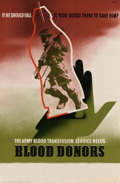 The Army Blood Transfusion Service Needs Blood Donors Print
