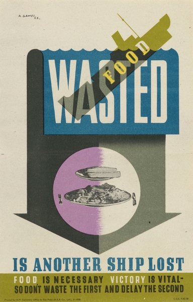 Wasted Food is Another Ship Lost Print