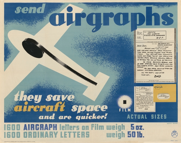 Send Airgraphs – They Save Aircraft Space and are Quicker! Print