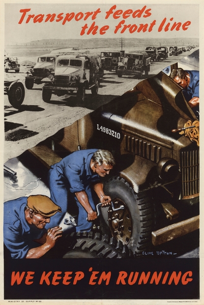 Transport Feeds the Front Line Print