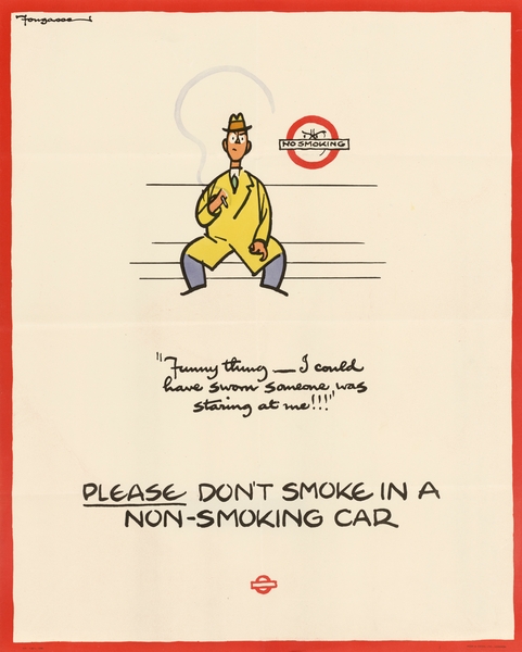 Please Don’t Smoke in a Non-Smoking Car Print