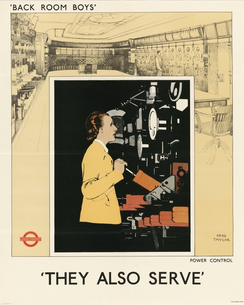 Back Room Boys’ They Also Serve – Power Control Print