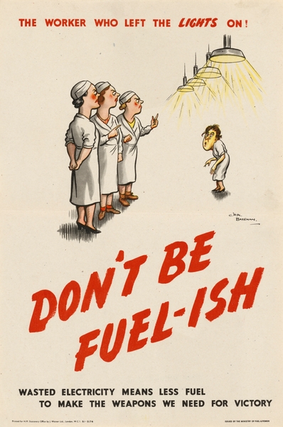 The Man Who Left the Lights On! Don’t be Fuel-ish Print