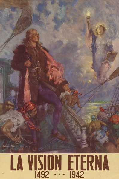 La Vision Eterna 1492…1942 Print