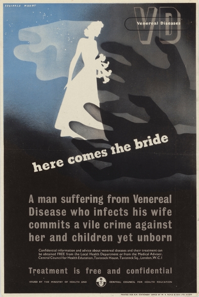 Venereal Diseases – Here Comes the Bride Print