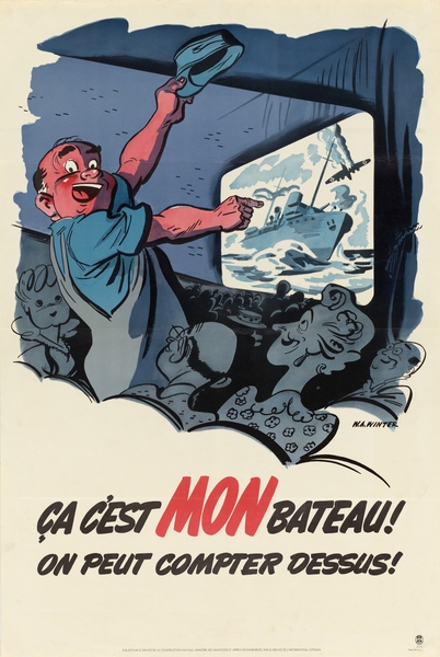 Ca C’est Mon Bateau! On Peut Compter Dessus! Print