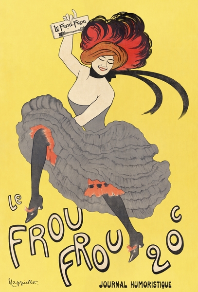 Le Frou Frou 20 journal humoristique 1899 by Leonetto Cappiello  Print