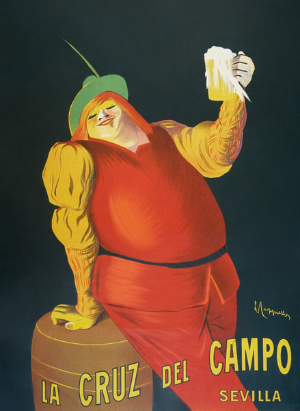 La Cruz del Campo beers 1906 by Leonetto Cappiello  Print