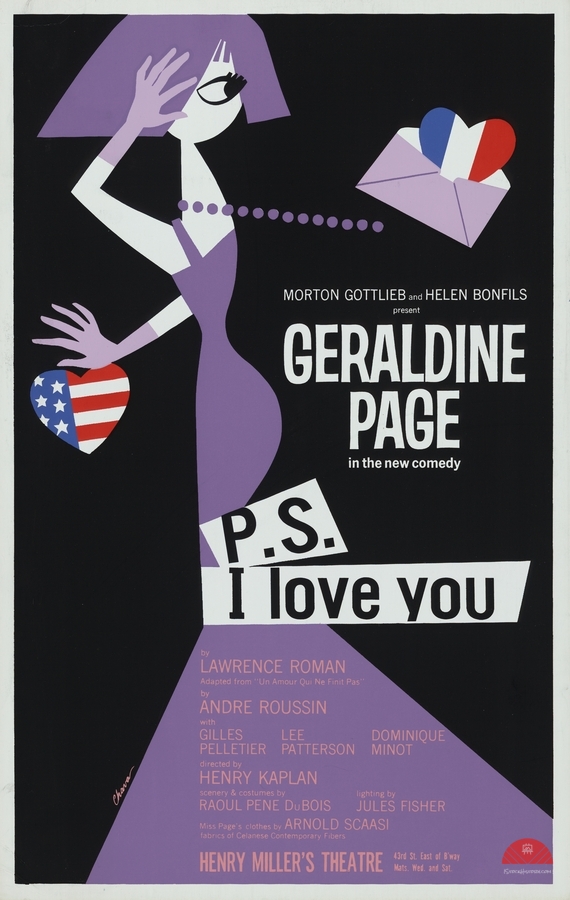 P.S. I love you 1964 Artcraft Lithograph Poster 1905–1970  Print