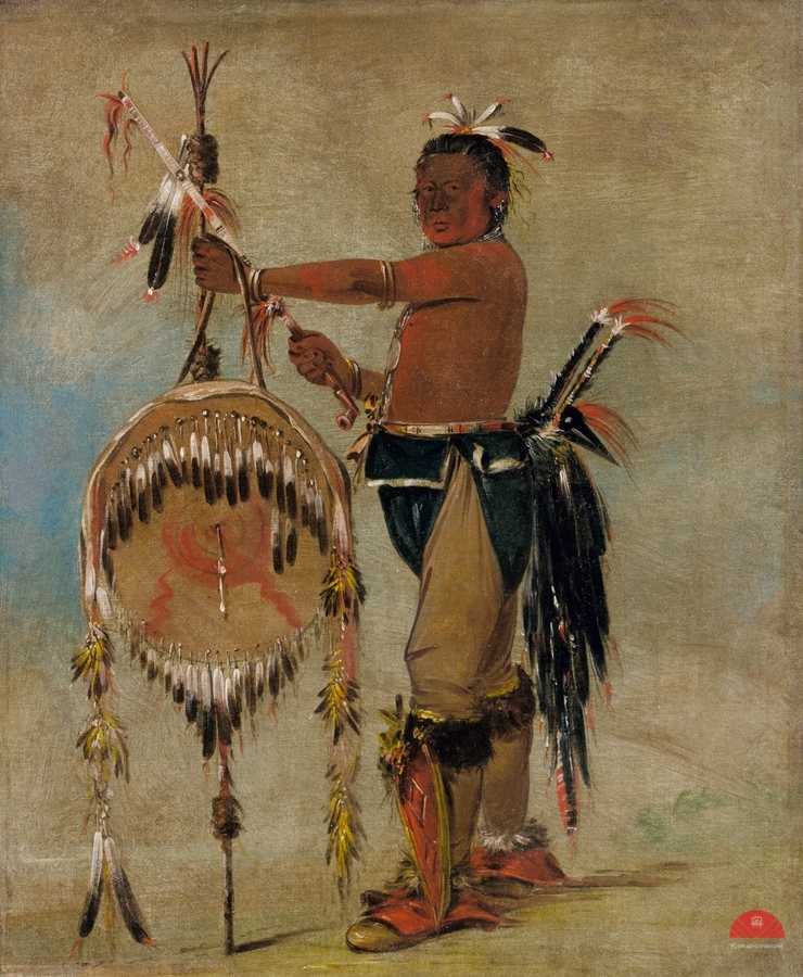 Pash-Ee-Pa-Hó Little Stabbing Chief a Venerable Sauk Chief 1835  Print
