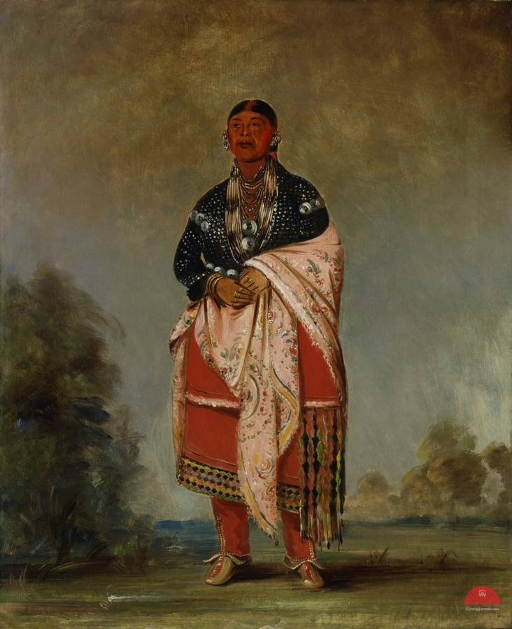 Wife of Kee-O-Kúk 1835  Print
