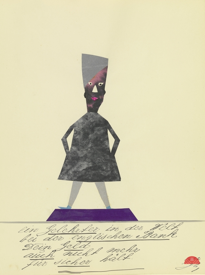 ‘Ein Gelehrter in der Welt …’ 1932  My Pictures Become Wilder and Wilder By John Elsas  Print