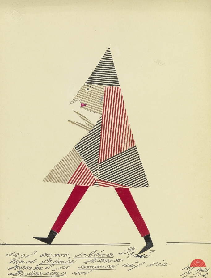 ‘Sagt man ‘schöne Frau und feiner Mann’ …’ 1931  My Pictures Become Wilder and Wilder By John Elsas  Print