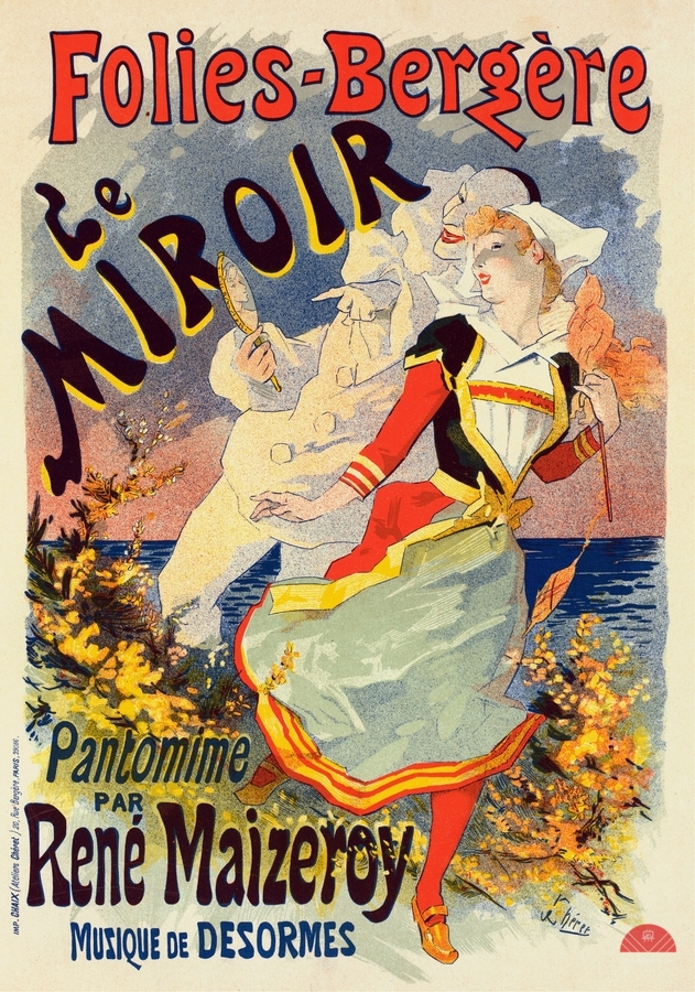 Le Miroir 1899 Poster by Jules Chéret  Imprimer