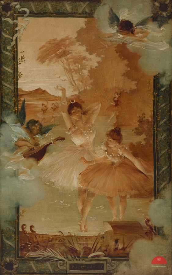 Ballerinas Figurative Poster by Jules Chéret  Imprimer