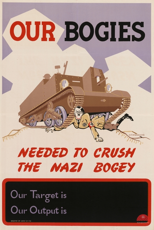 Our Bogies Needed to Crush the Nazi Bogey  Print