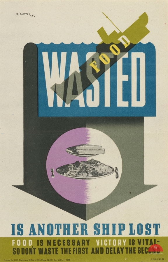 Wasted Food is Another Ship Lost  Print
