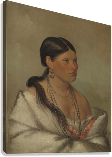 The Female Eagle – Shawano 1830 Canvas Print