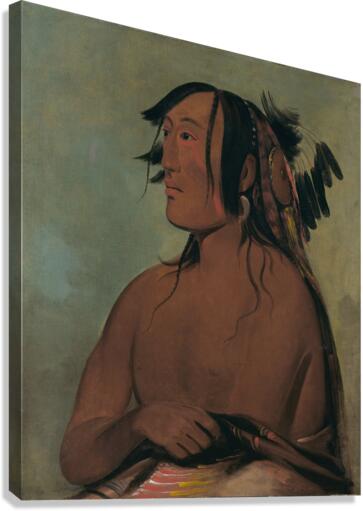 Pa-Ris-Ka-Roó-Pa Two Crows The Younger 1832 Canvas Print