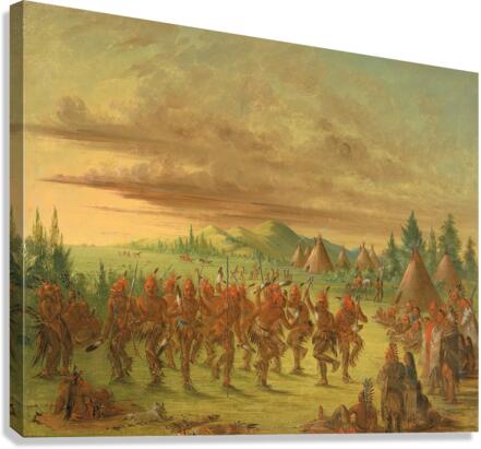 Eagle Dance 1845-1848 Canvas Print