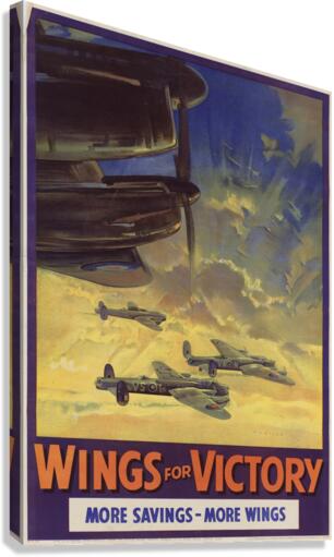 Wings for Victory Canvas Print