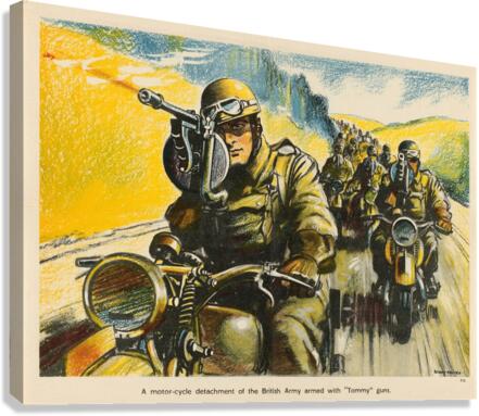 ‘Hurricanes’ of the Royal Air Force Cooperating with the Russian Air Force – Back Them Up! Canvas Print