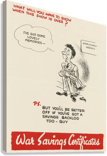 What Will You Have to Show When This Show is Over Canvas Print