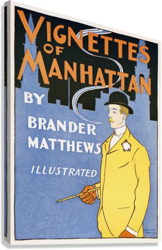 Vignettes of Manhattan 1895 by Edward Penfield Canvas Print