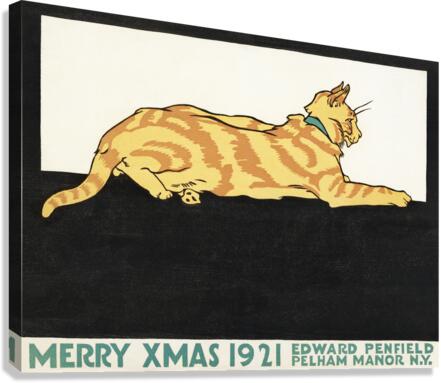 Merry Xmas 1921 by Edward Penfield Canvas Print