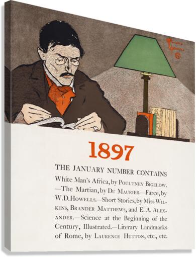 January 1897 by Edward Penfield Canvas Print