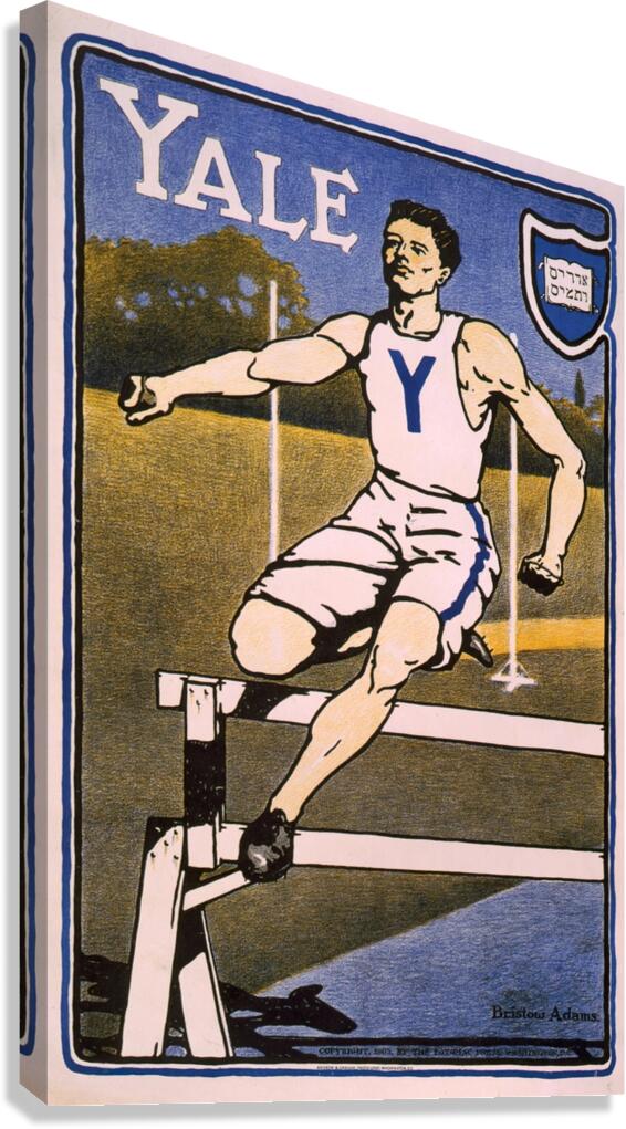 Yale 1903 Poster by Bristow Adams American 1875 – 1956 Canvas Print