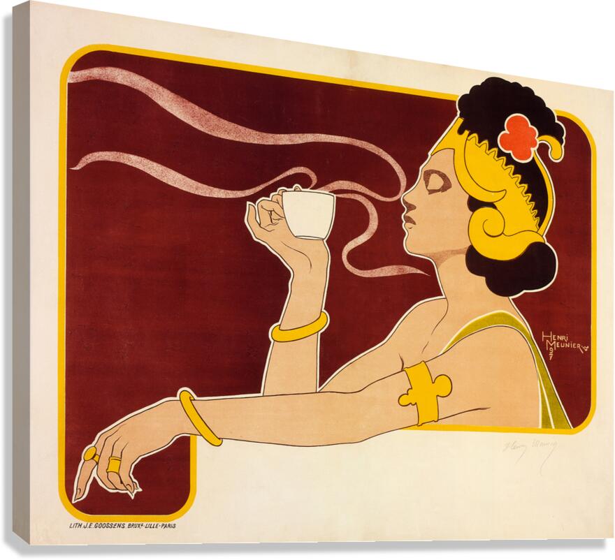 Rajah Henri 1897 Illustration by Georges Meunier Canvas Print