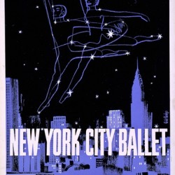 New York City ballet Cleveland Opera Association presents first time in Cleveland Music Hall 1960s Artcraft Lithograph Poster 1905–1970