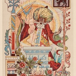 Magicien oriental Illustration by Eugène Samuel Grasset