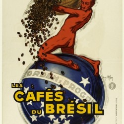 Les Cafes Du Bresil Alimentent L’univers 1930 by Jean dYlen Poster