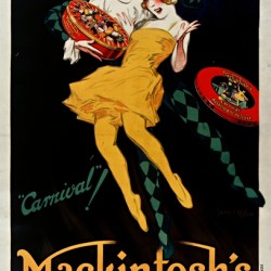 Carnival! Mackintosh’s toffee de luxe 1930 by Jean dYlen Poster